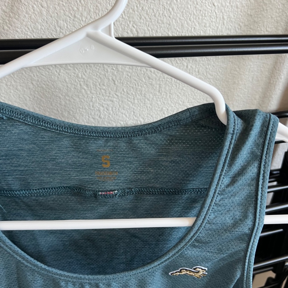 Tracksmith Teal Athletic Tank Top - Picture 2 of 2
